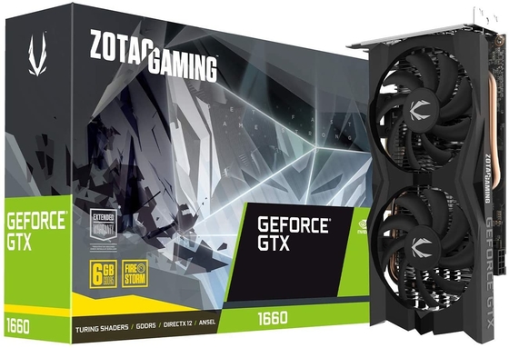 192Bit van het Gokkengeforce GTX 1660 6GB GDDR5 van mijnbouwrig graphics card ZOTAC de Grafiekkaart