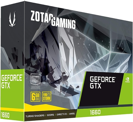 192Bit van het Gokkengeforce GTX 1660 6GB GDDR5 van mijnbouwrig graphics card ZOTAC de Grafiekkaart