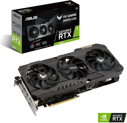 GDDR6 Geforce Rtx 3080 10GB-de Kaart van de de Uitgavengrafiek van de Grafiekkaart 1710MHz OC